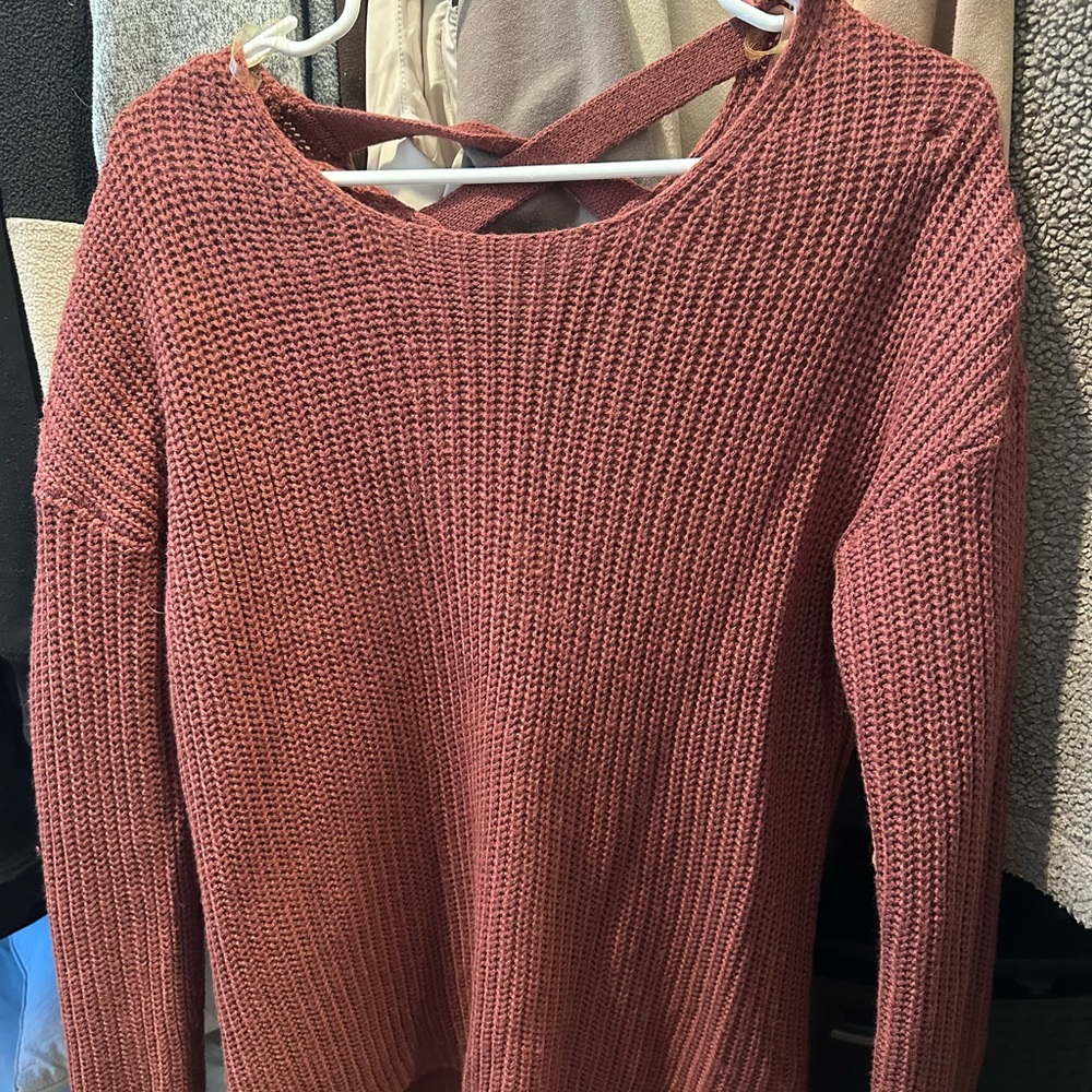 Charlotte Russe Women's Sweater - Warm Rust